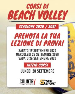 corsi beach volley
